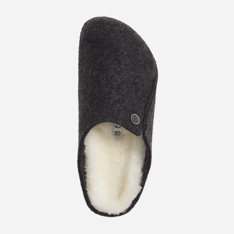 Zermatt Shearling Anthracite Wool Felt Narrow