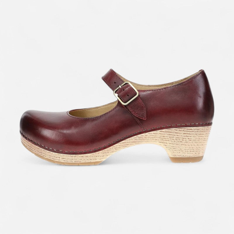 Lilah Waxy Burnished Red