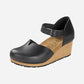 Mary Black Leather Narrow