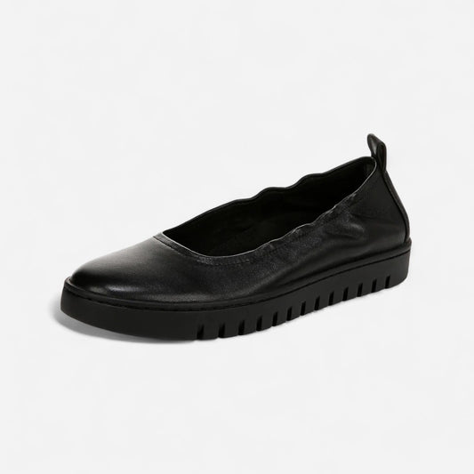 Uptown Ballet Black Leather