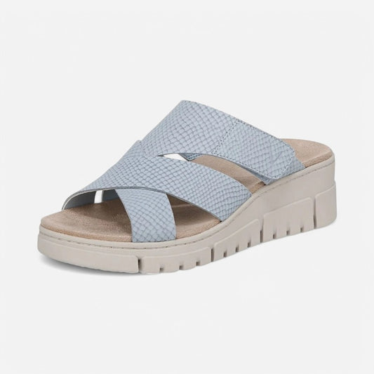 Uptown Sunset Blue Mist Nubuck