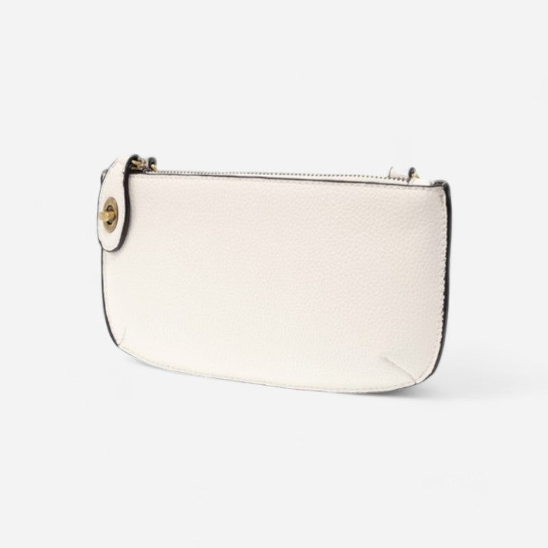 Mini Crossbody Wristlet Clutch Black