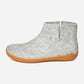 Low Boot Grey Rubber