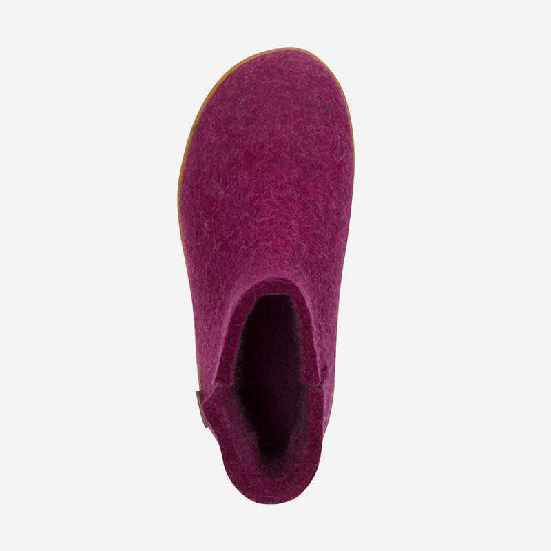 Low Boot Grey Rubber