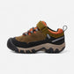 Kid's Targhee IV Low Waterproof C Dark Olive/Gold Flame