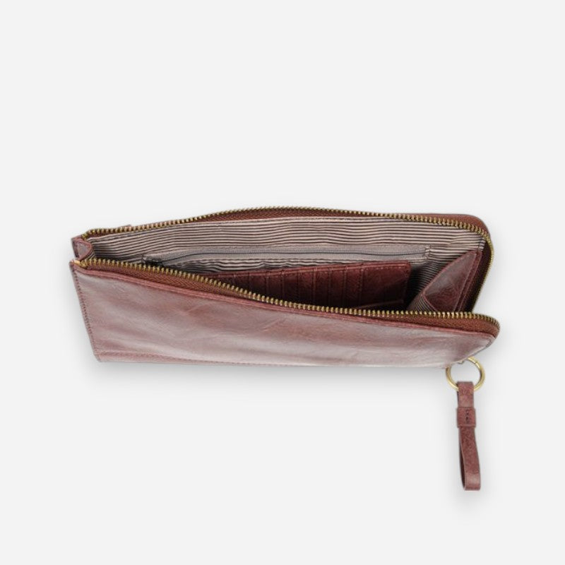 Karina Convertible Wristlet & Wallet Mauvewood