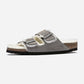 Arizona Shearling Stone Coin Suede Leather Narrow