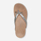 Bella Silver metallic Croc