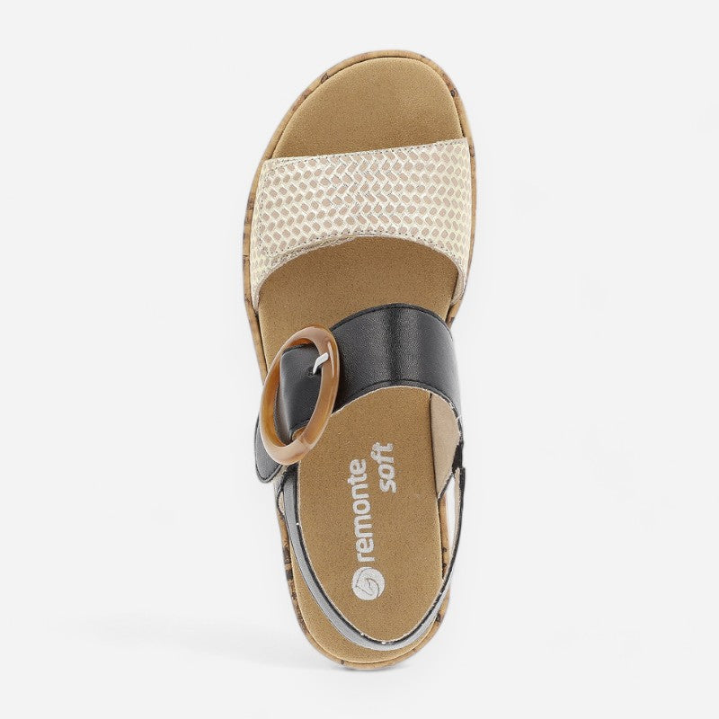 Jocelyn 53 Beige-Gold/Schwarz