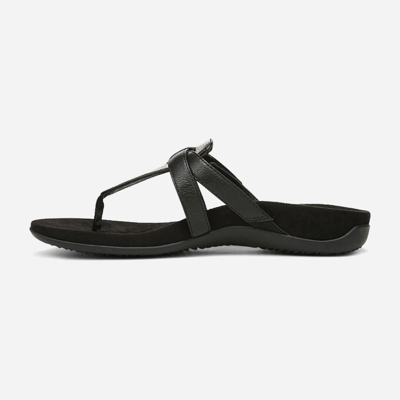 Karley Black Wavy Syn Leather