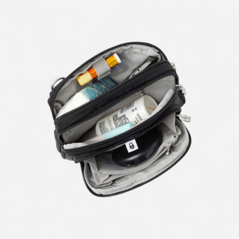 Trifecta RFID Wallet Crossbody Black