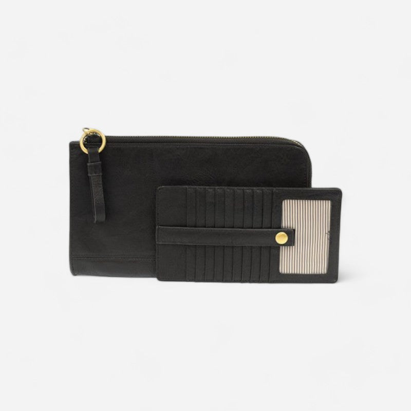 Karina Convertible Wristlet & Wallet Black