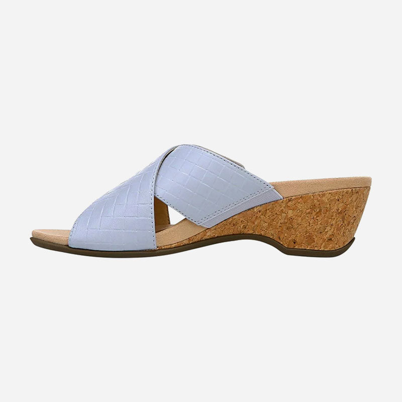 Leticia Blue Haze Embossed