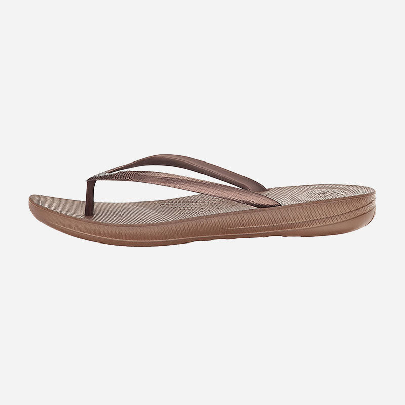 Iqushion Ergonomic Flip-Flops Bronze