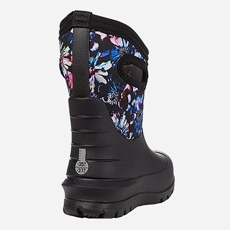 Kids Neo-Classic Real Flowers Black Multi